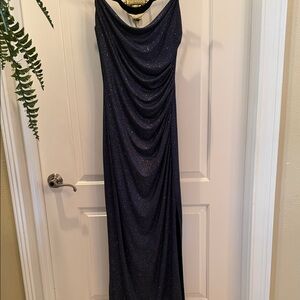 Laundry By Shelli Segal Glittering Navy Dress